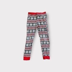 Nap Chat Nordic Christmas Pajama Pants Gray Combo XS 6